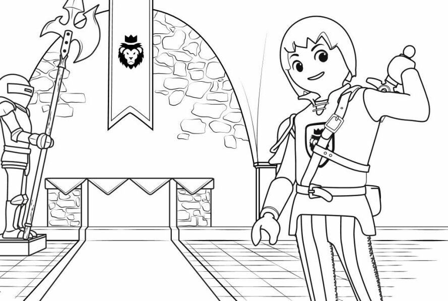 kidsnfun  8 coloring pages of playmobil super 4