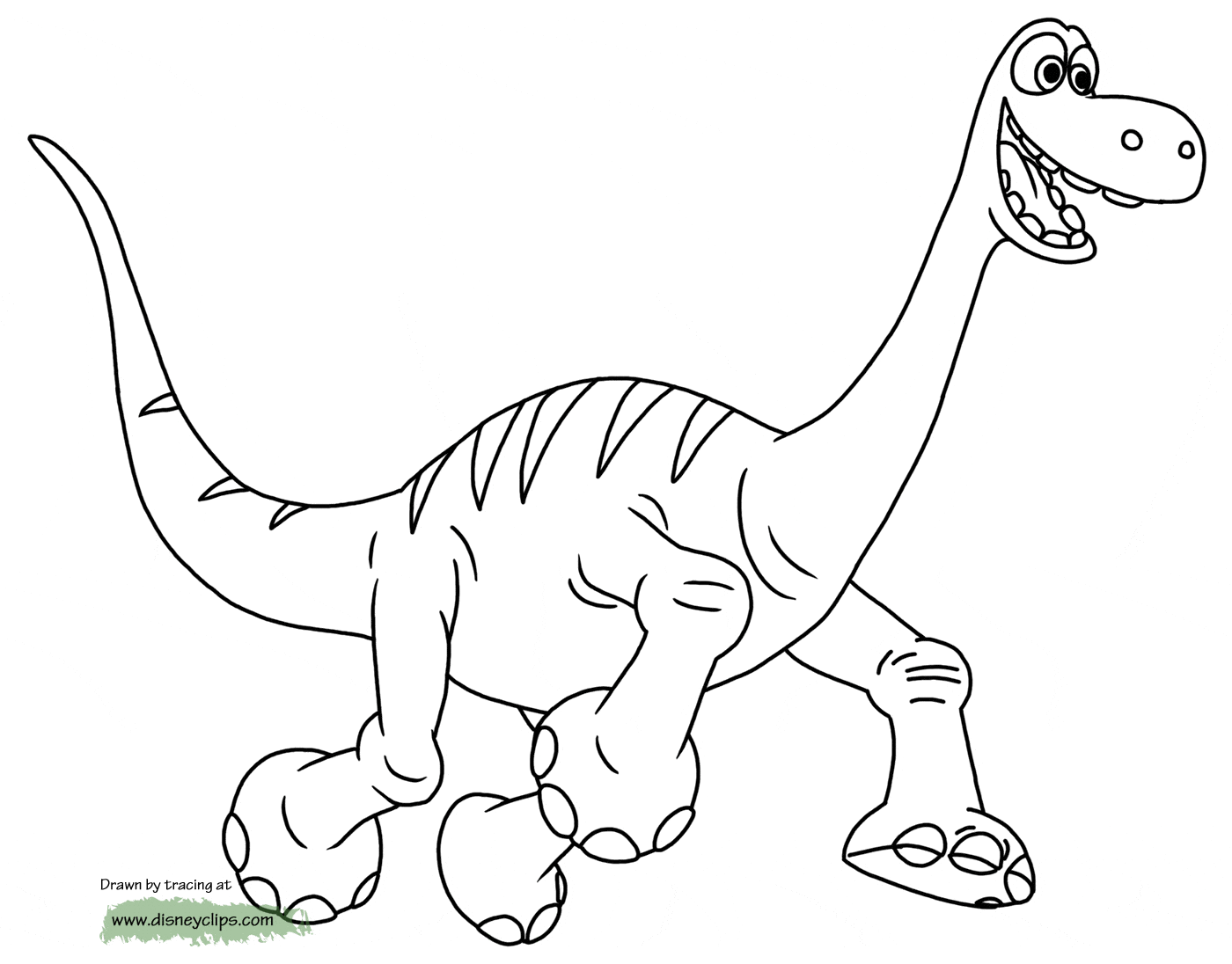 The Good Dinosaur Printable Coloring Pages | Disney Coloring Book