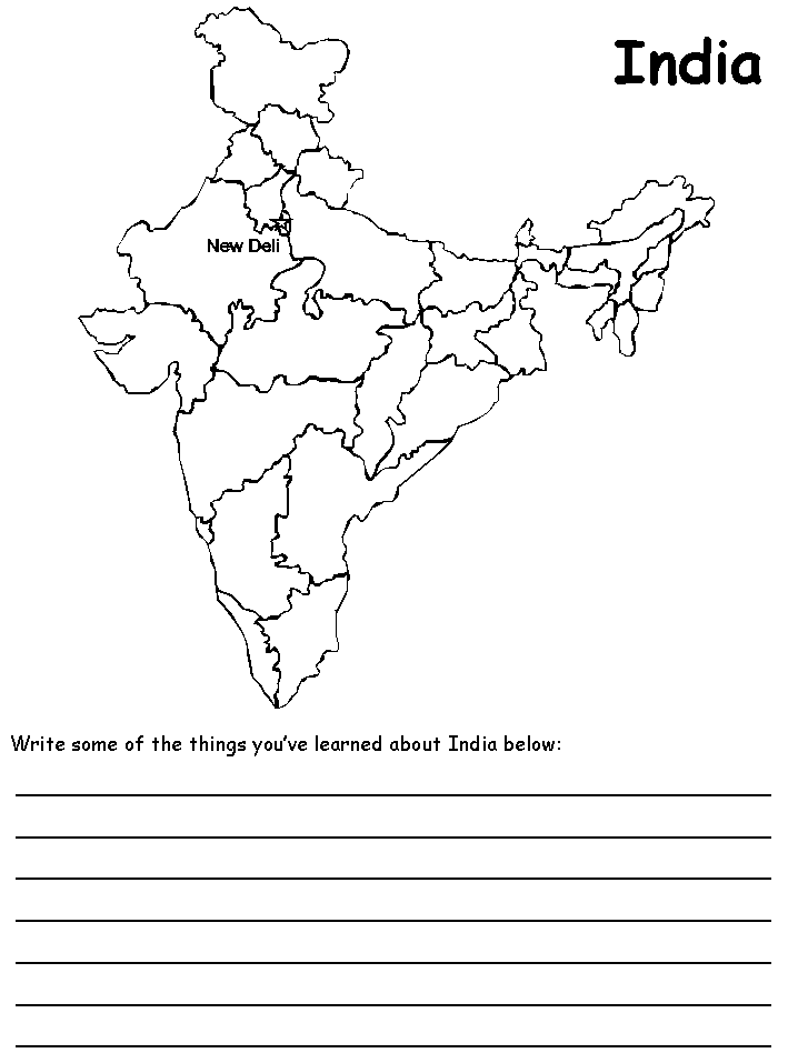 India's States Map