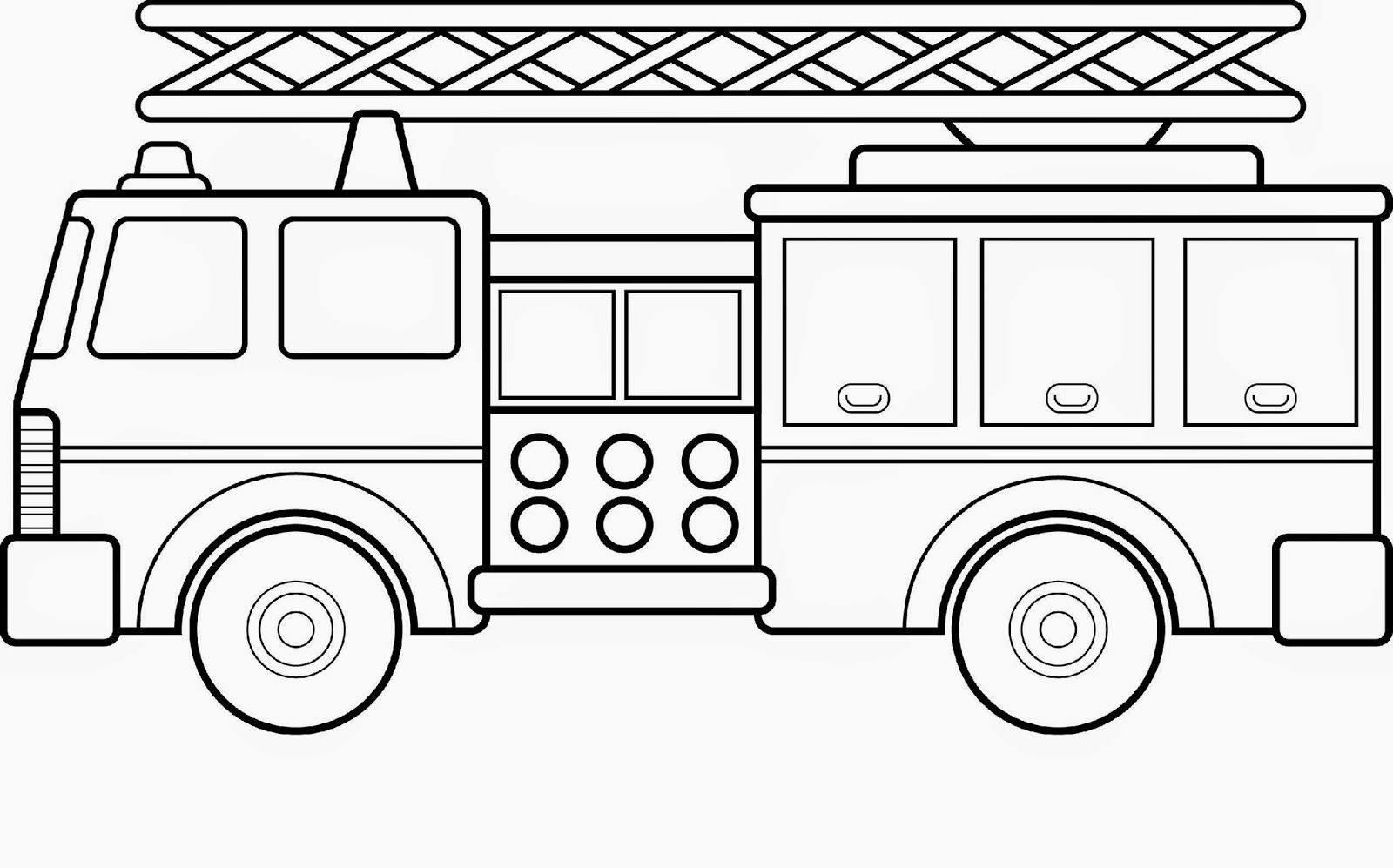 Download Free Printable Fire Truck Coloring Pages - Coloring Home