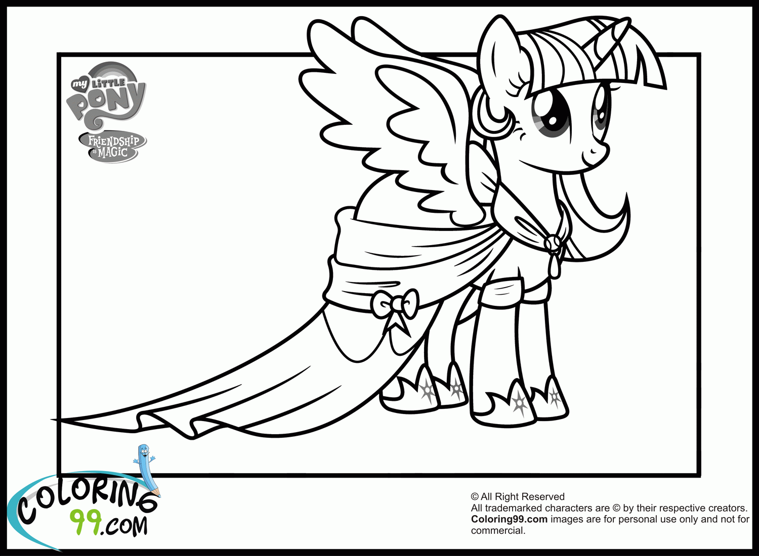 11 Pics of My Little Pony Twilight Coloring Pages - My Little Pony ...