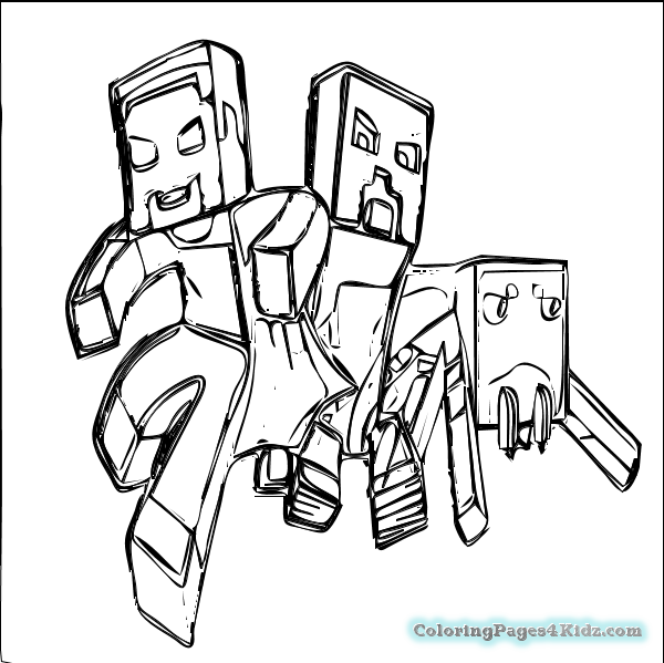 Minecraft Coloring Pages Free | Free Printable Coloring Pages