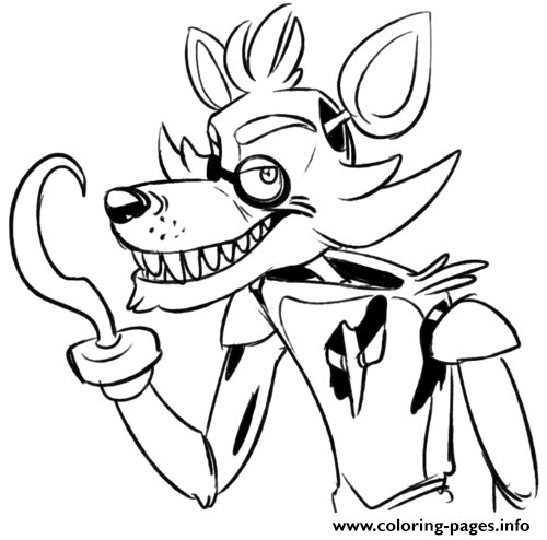 Foxy Coloring Pages Coloring Home