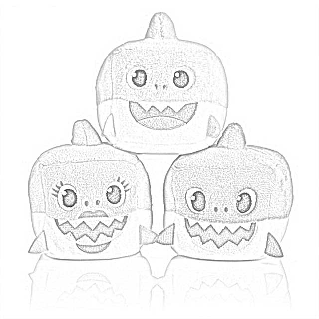 Coloring Pages: Pinkfong Baby Shark Song Doll Coloring Pages ...