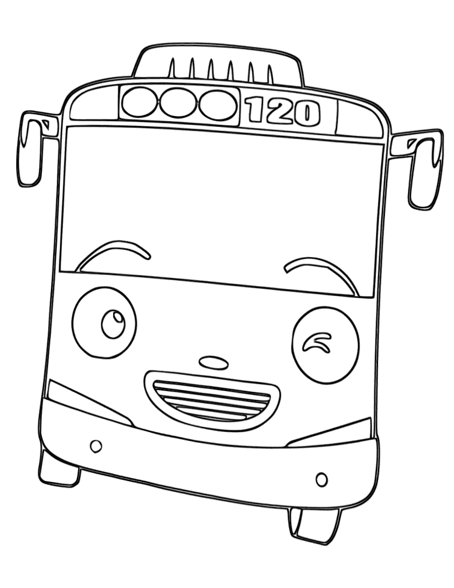  Tayo  The Little  Bus  Coloring  Pages  Coloring  Pages  To 