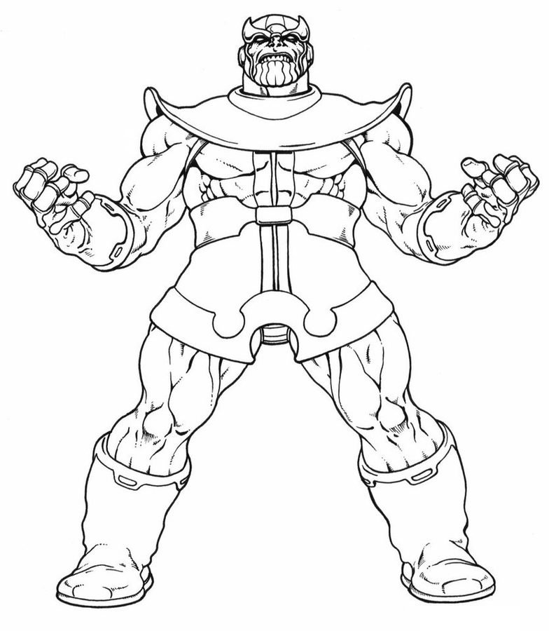 Coloring pages: Coloring pages: Thanos, printable for kids ...