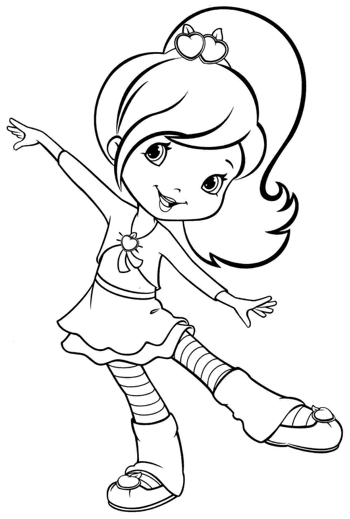 Coloring pages for toddlers girl – Huangfei.info