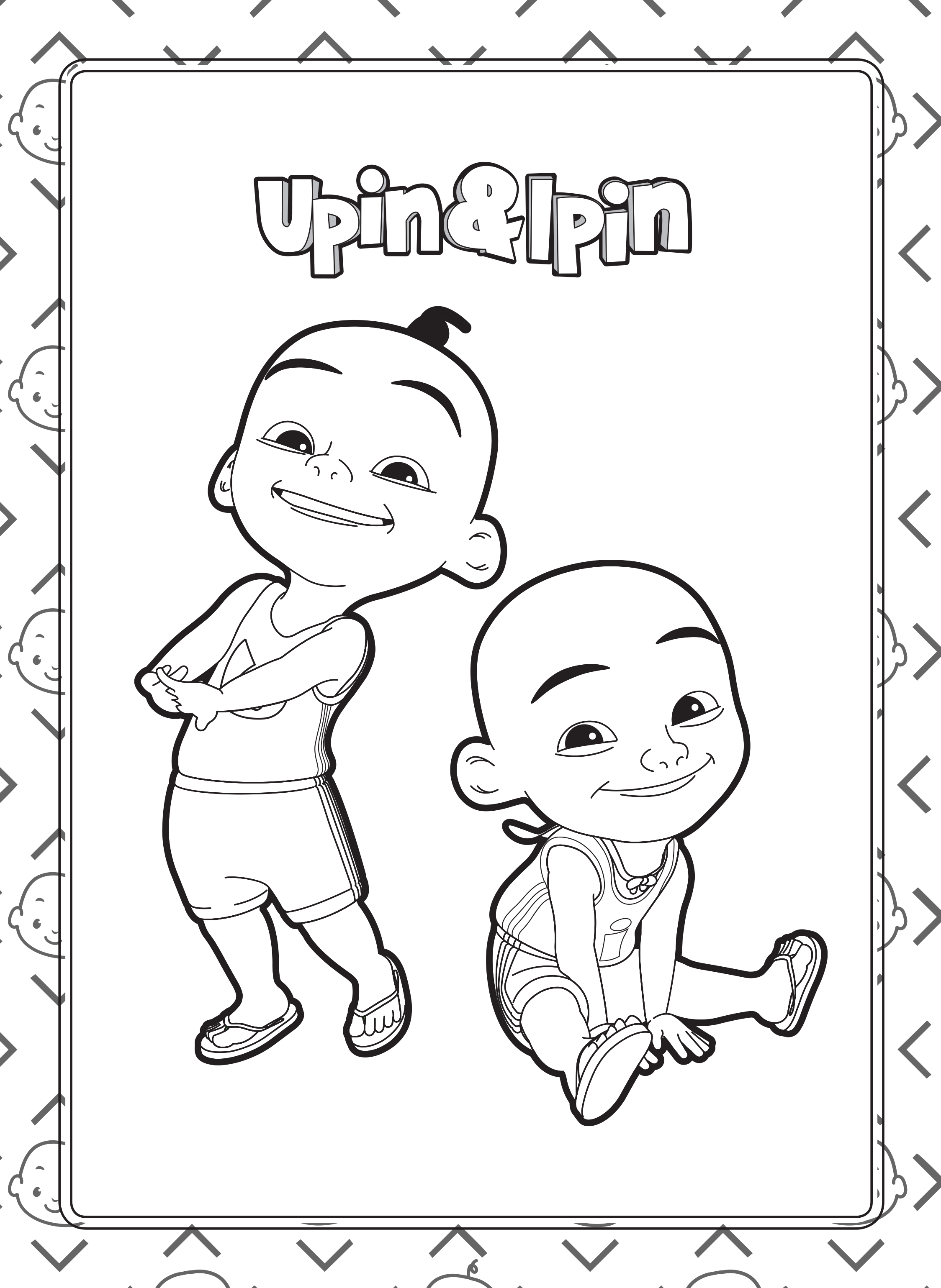 Upin Ipin Coloring Pages   Coloring Home