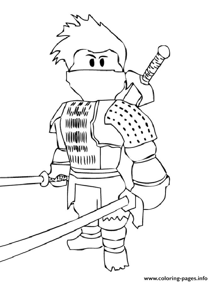 Roblox Coloring Pages Coloring Home