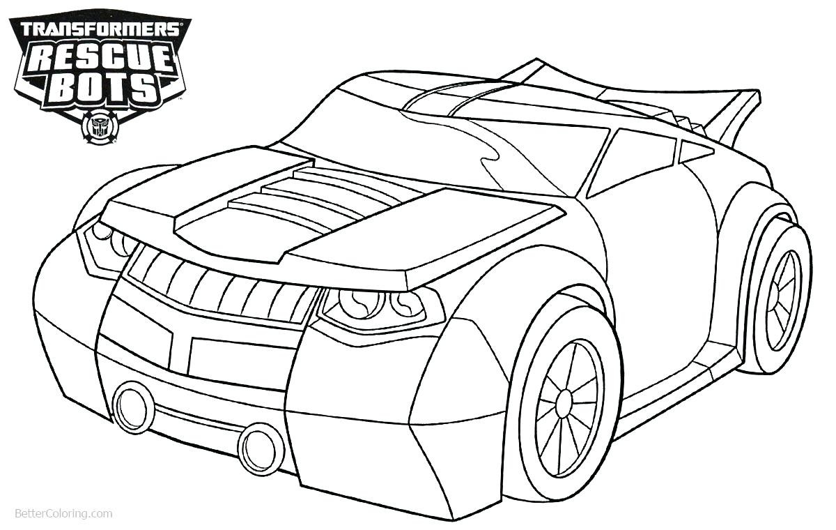 Rescue Bots Academy Coloring Page Coloring Pages