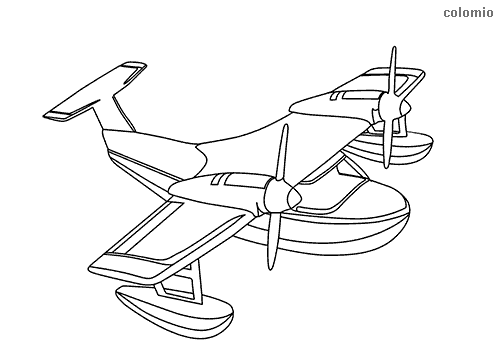 Airplanes coloring pages » Free & Printable » Airplane coloring sheets