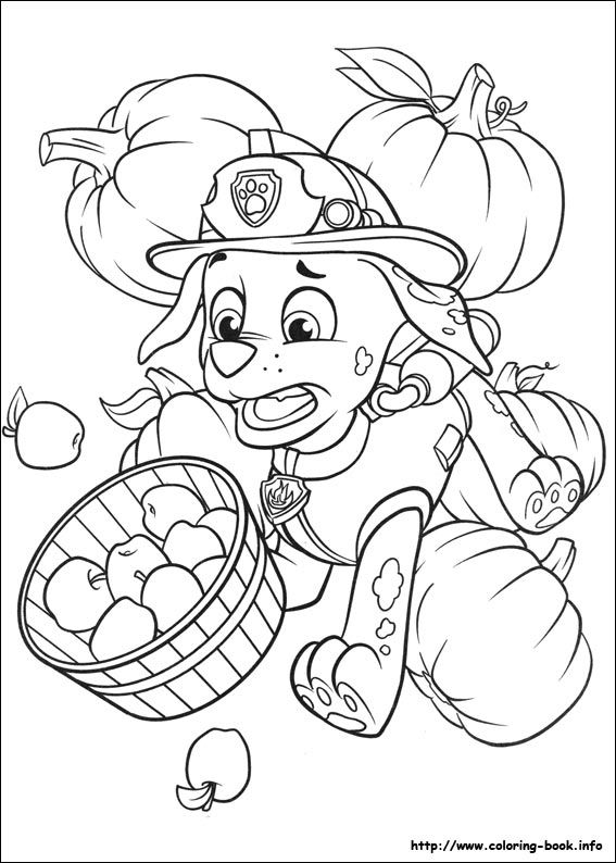 Marshall - Thanksgiving Paw Patrol Coloring Page - AZ Coloring Pages | Paw  patrol coloring pages, Fall coloring pages, Paw patrol coloring