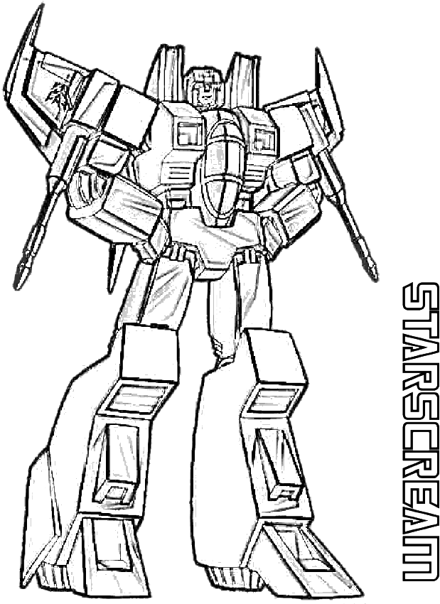 Transformers Coloring Pages Starscream ...pngkit.com