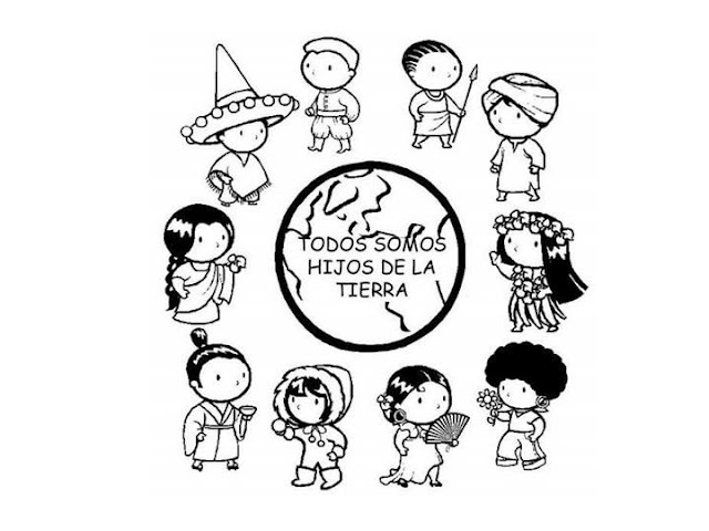 World cultures coloring pages