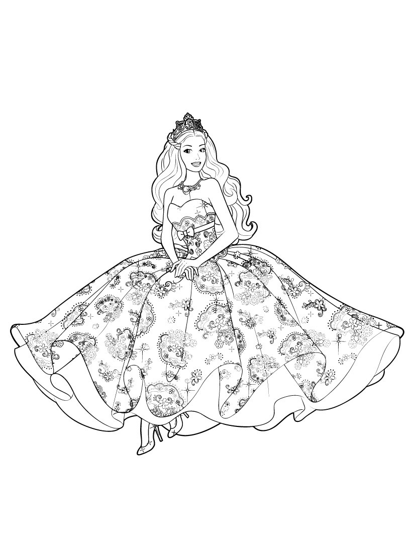 Barbie Princess Coloring Pages   Best Coloring Pages For Kids ...