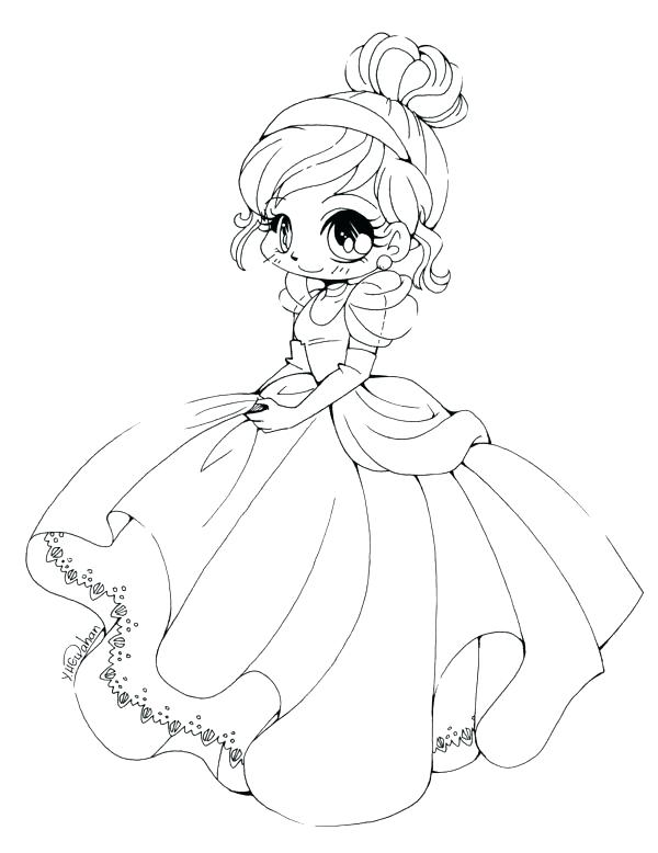 Cute Chibi Cute Anime Coloring Pages - Coloring and Drawing
