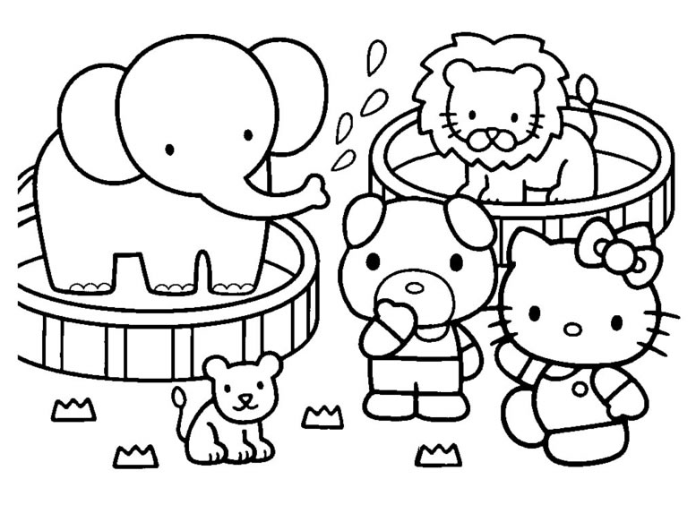 Coloring Pages Hello Kitty - Z31 Coloring Page