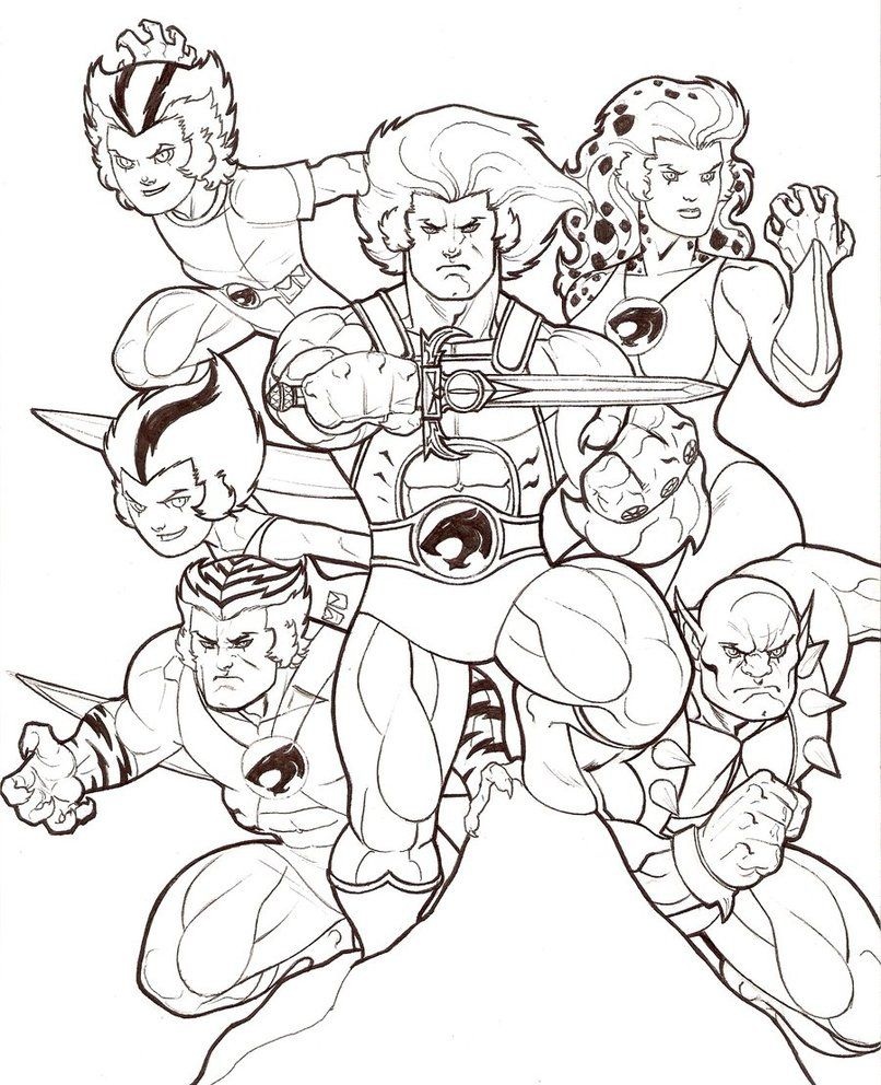 ThunderCats Coloring Pages - Free Printable Coloring Pages for Kids