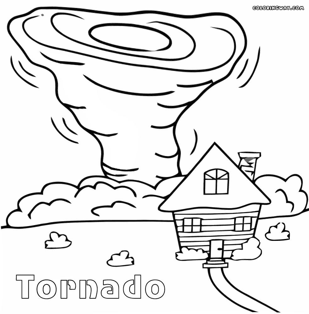Tornado coloring pages | Coloring pages to download and print