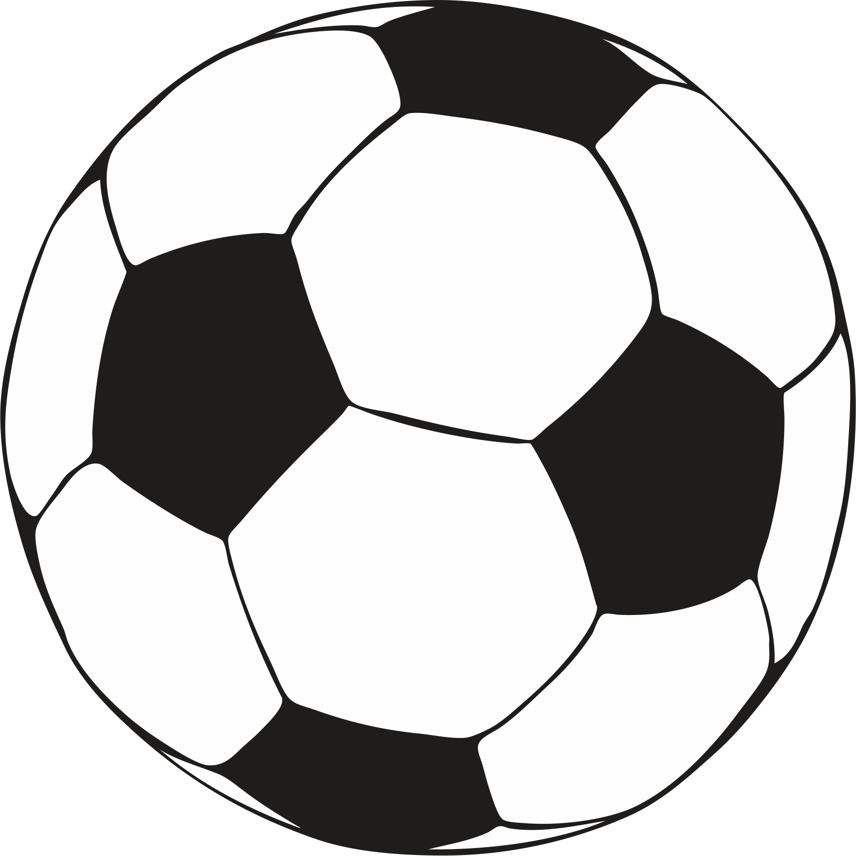 Soccer Ball - Coloring Pages for Kids and for Adults