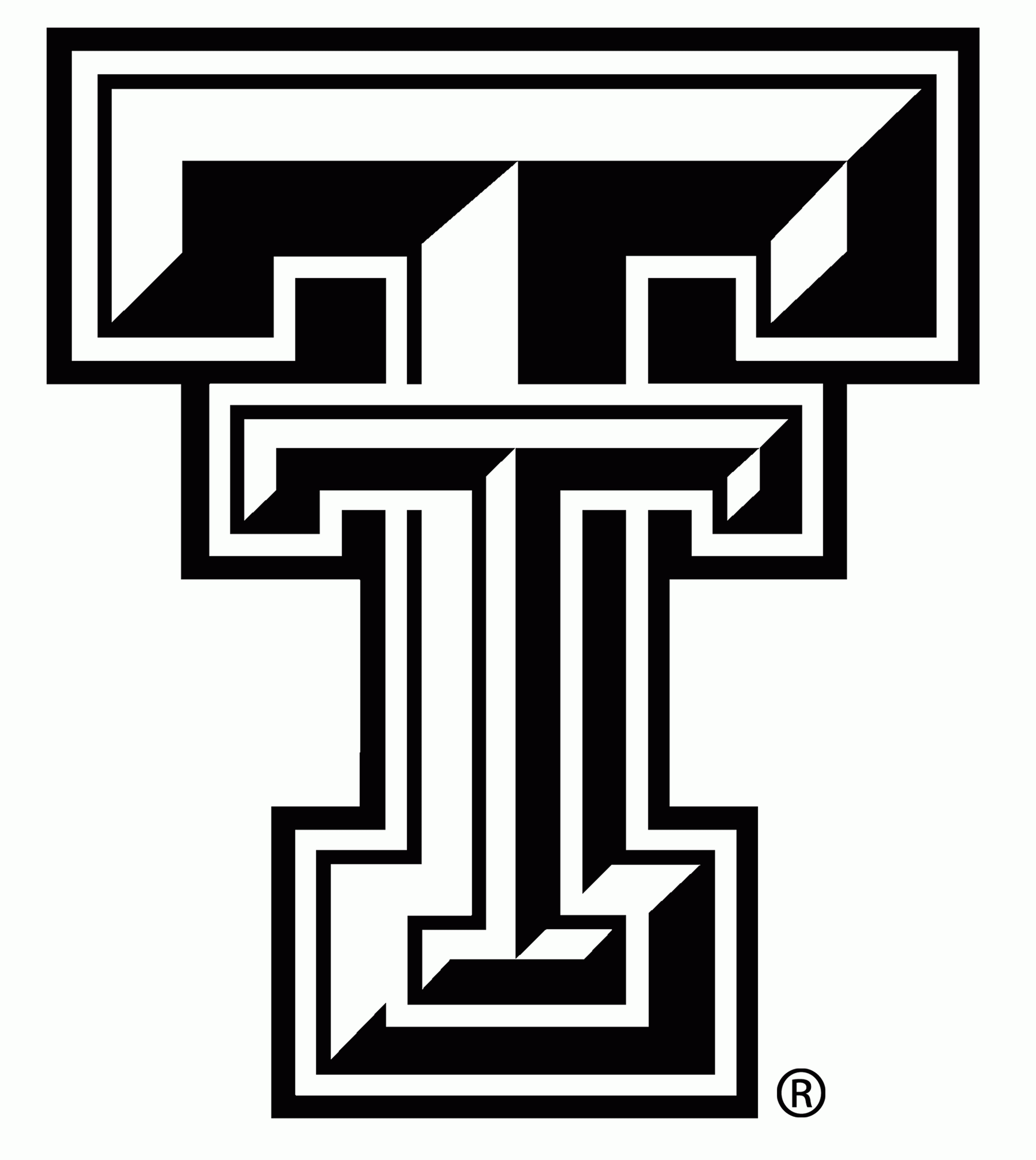 Texas Tech Logo Coloring Page