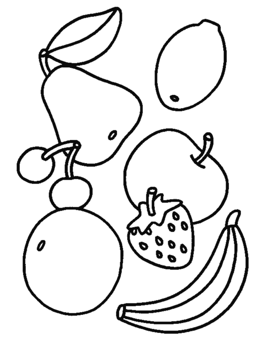 Free Printable Coloring Pages Food Coloring Home