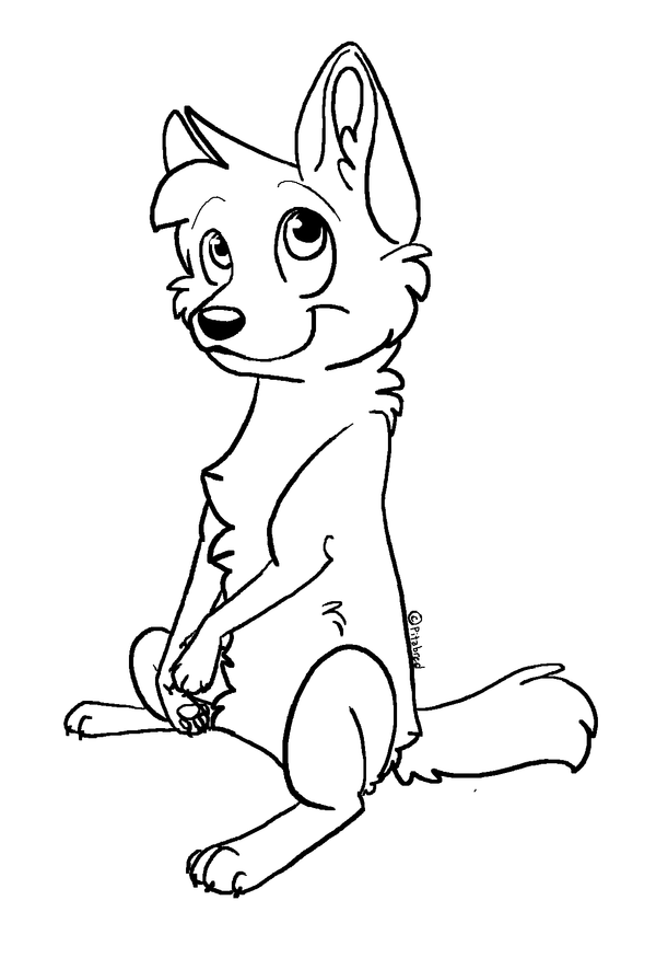 baby wolves coloring pages coloring home