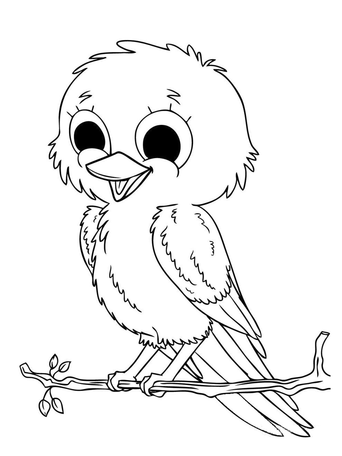 Free Cartoon Animal Coloring Pages - Coloring Home
