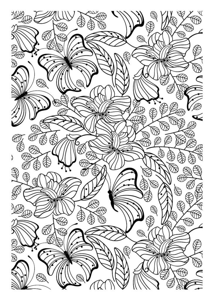 Coloring Pages: Coloring Adult Butterflys Jpg In Insect Coloring ...