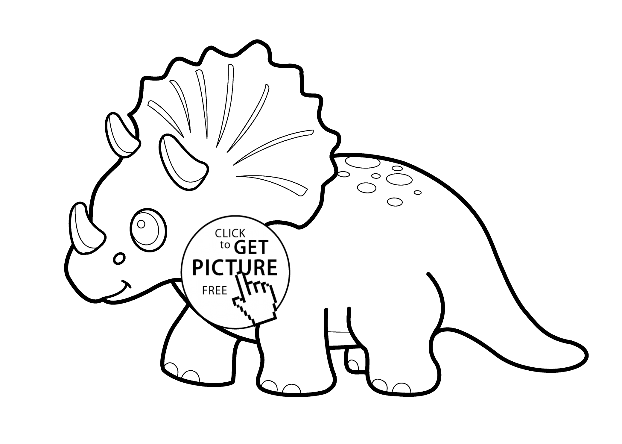 Cartoon Dinosaur Coloring Pages Free - High Quality Coloring Pages -  Coloring Home