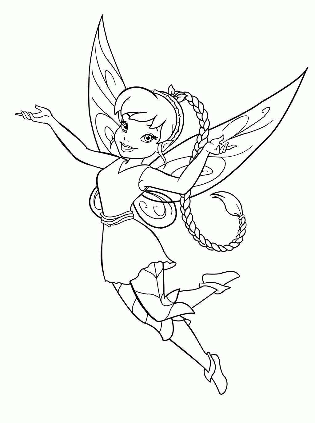 Amazing of Free Coloring Page Fairy About Fairy Coloring #984