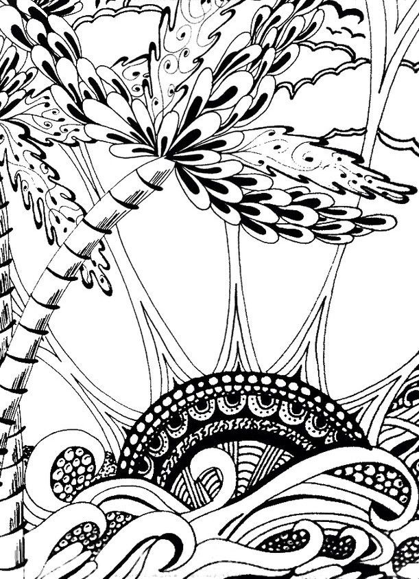 Adult Coloring Pages Of The Sun - Coloring Home