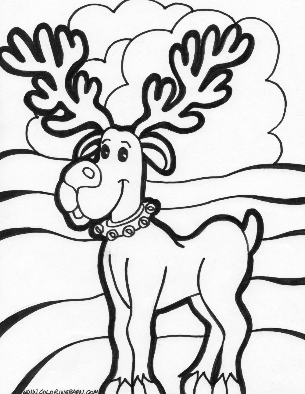 Christmas Coloring Pages To Print Free - Coloring Home