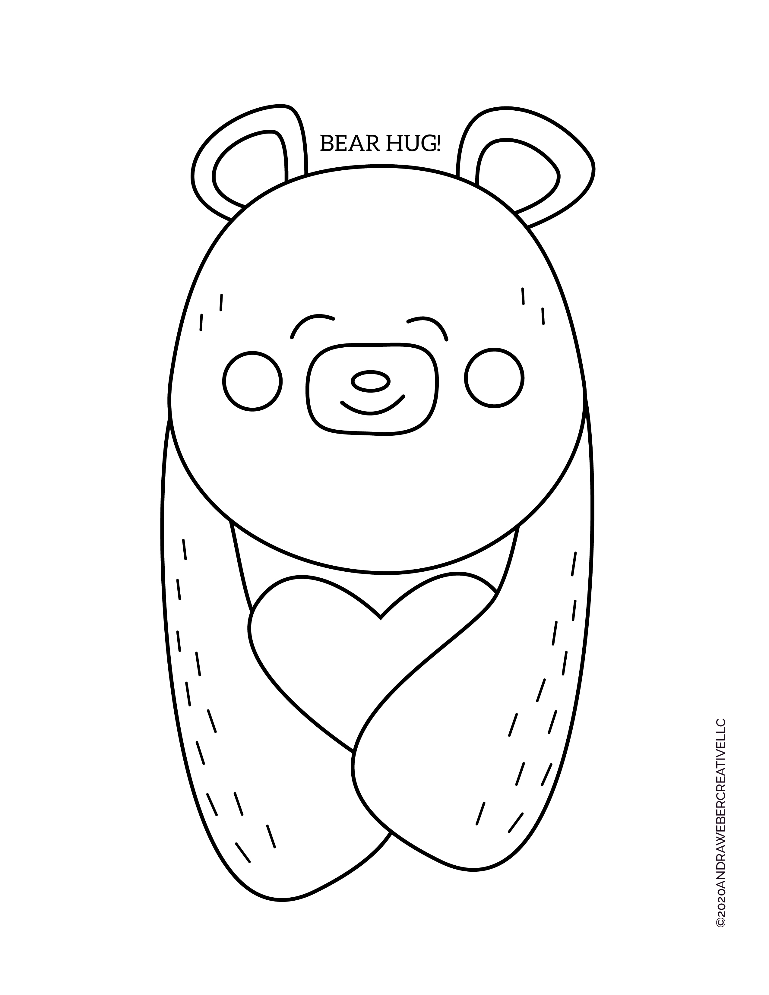 This Is For When You Need A Big Bear Hug. — Andra Weber Creative LLC