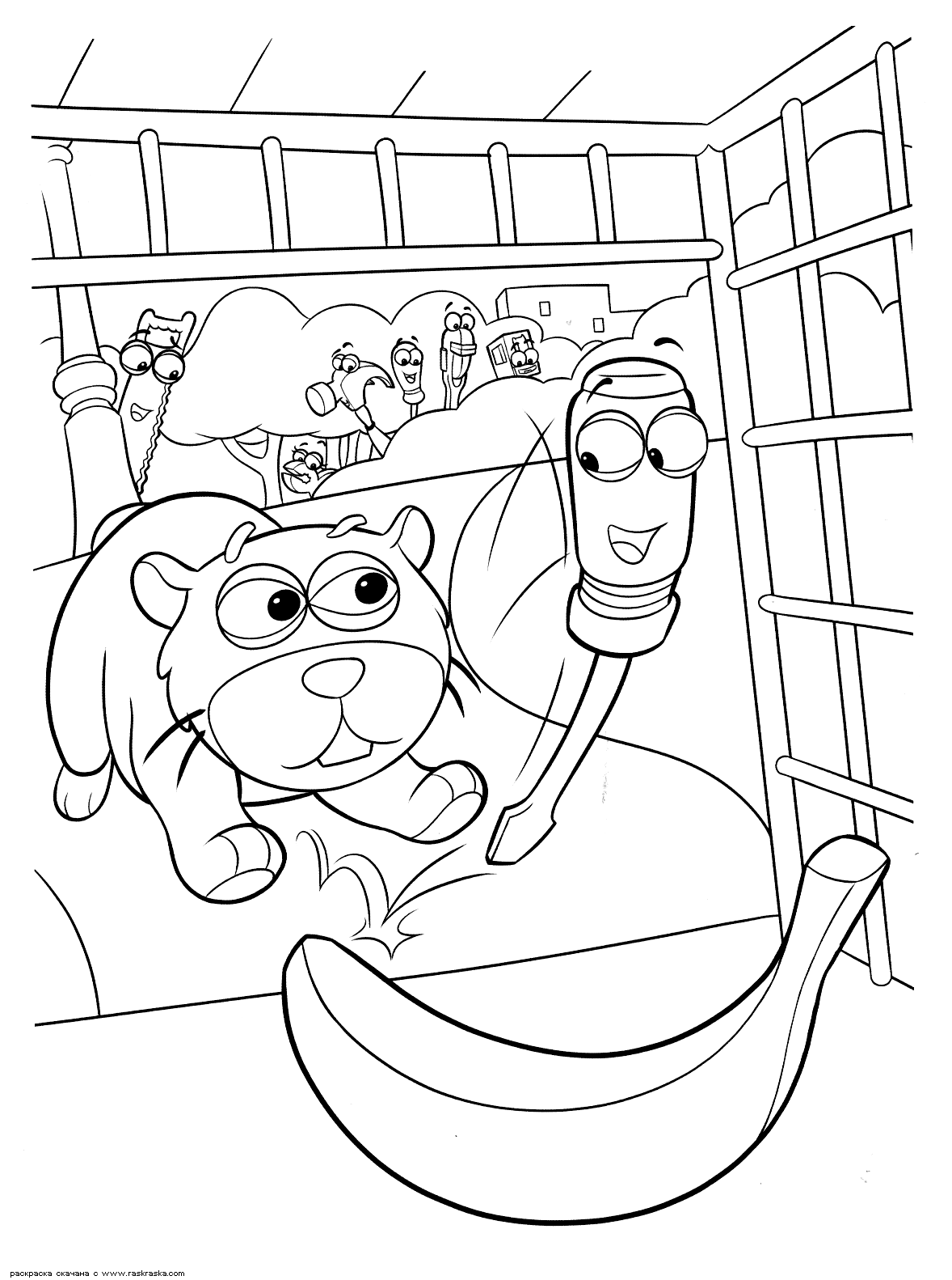 Image of Many and its tools to download and color - Handy Manny Kids Coloring  Pages