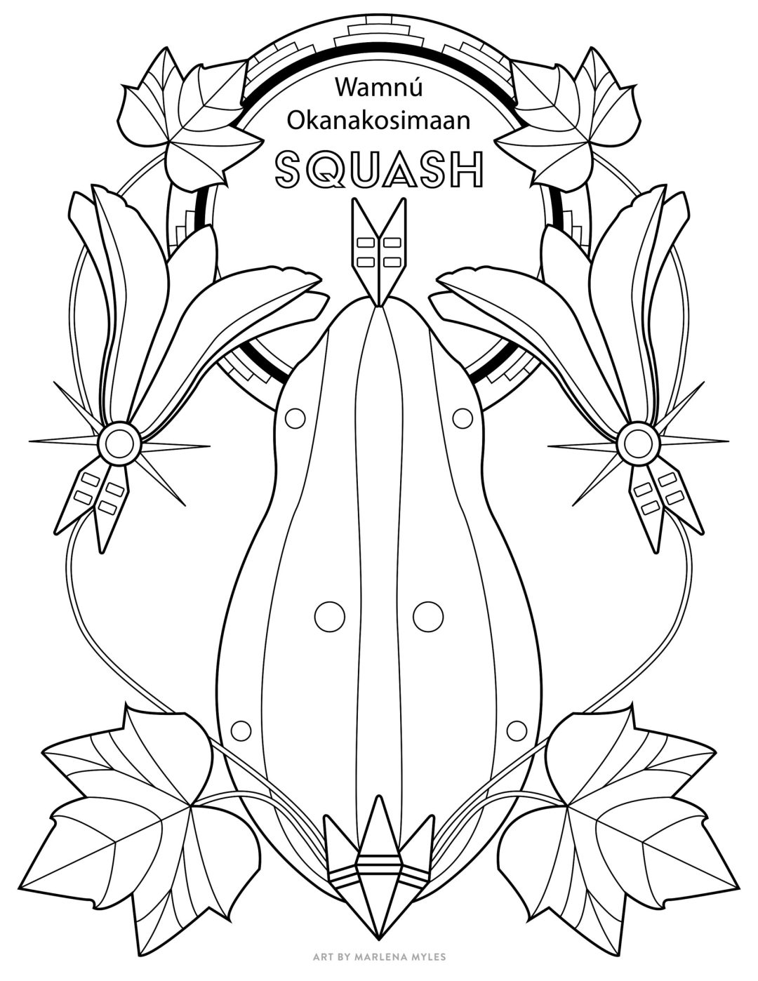 Free Coloring Pages of the 3 Sisters/Sage & DIY Seed Packets | The Art of  Marlena Myles