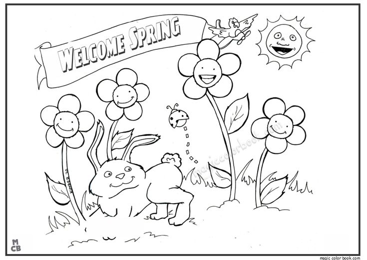 Spring Archives - Magic Color Book | Coloring pages inspirational, Spring  coloring sheets, Spring coloring pages