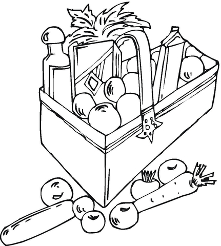 Grocery coloring pages | Free Coloring Pages