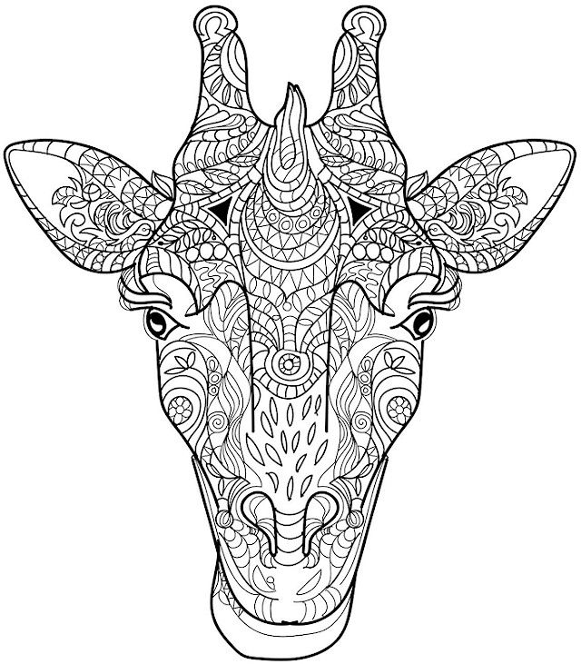 Detailed Animals Coloring Pages - Coloring Home