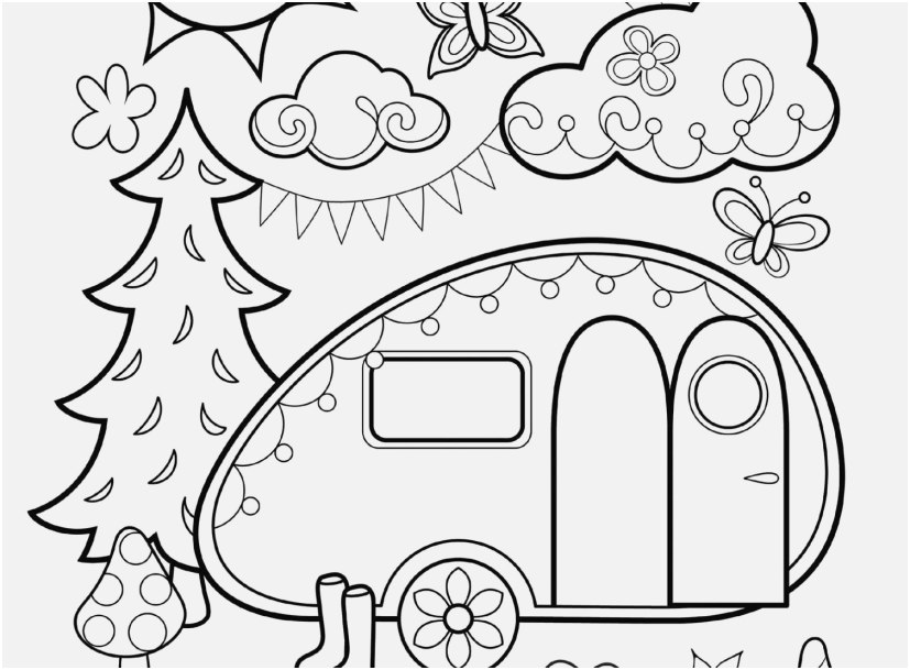 Camper Coloring Pages Coloring Home