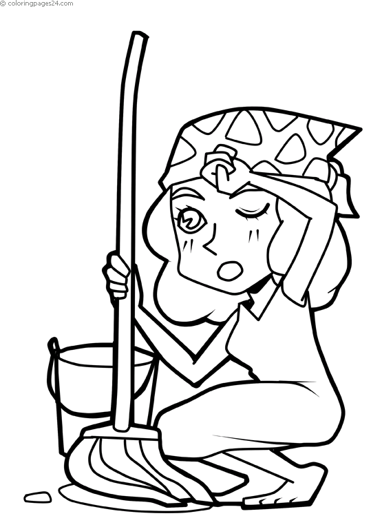 Cleaning 7 | Coloring Pages 24