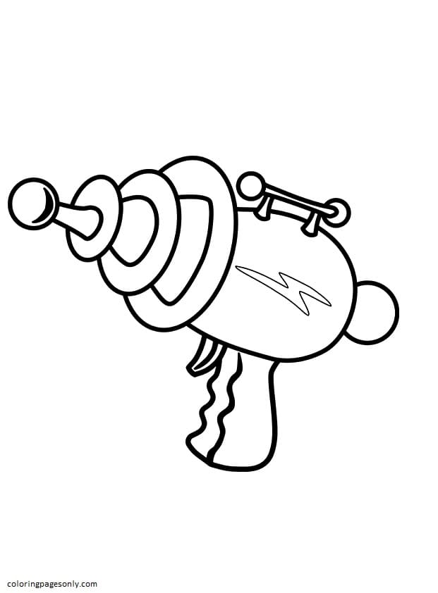 Ray Gun Coloring Pages - Gun Coloring Pages - Coloring Pages For Kids And  Adults