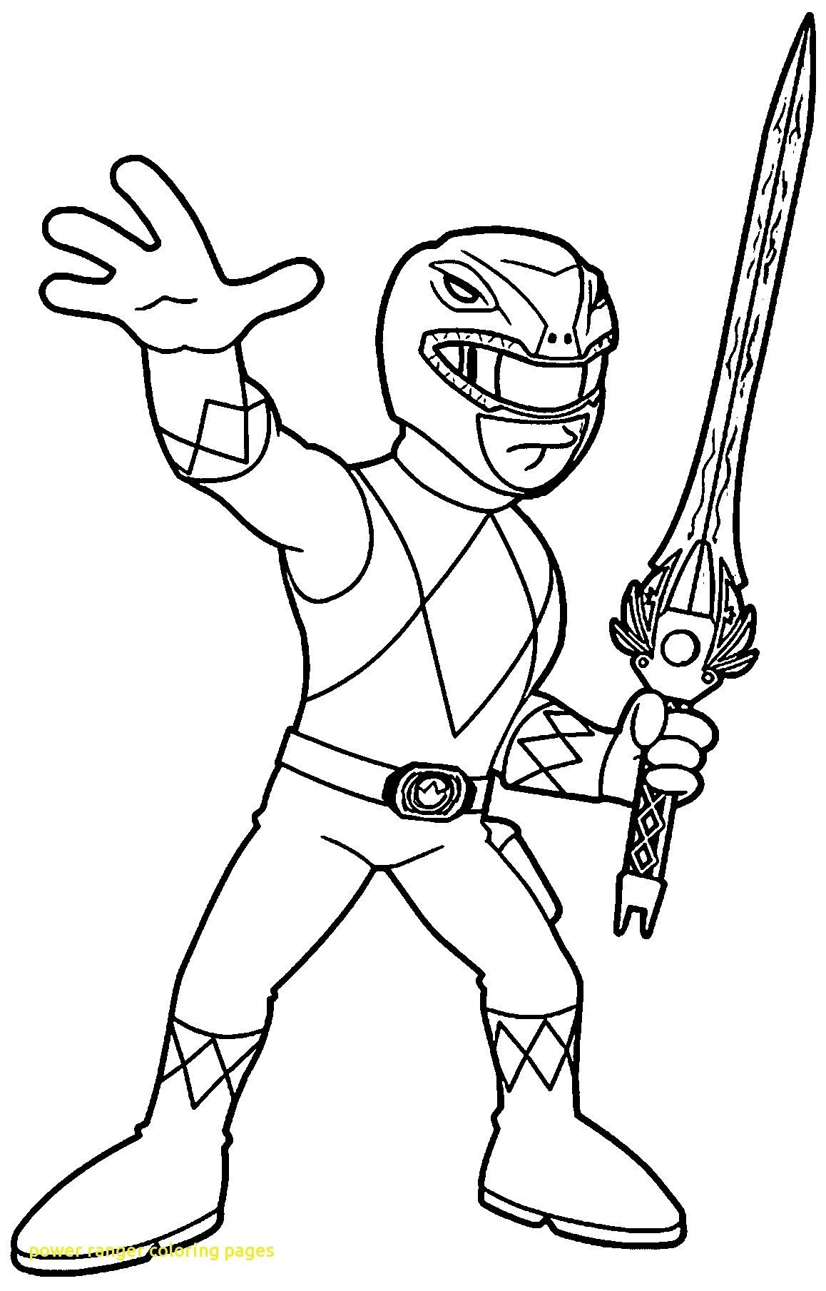 50 Mighty Morphin Power Rangers Coloring Pages Nt5w