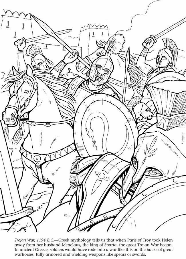 Ancient Roman War Coloring Pages - Coloring Home