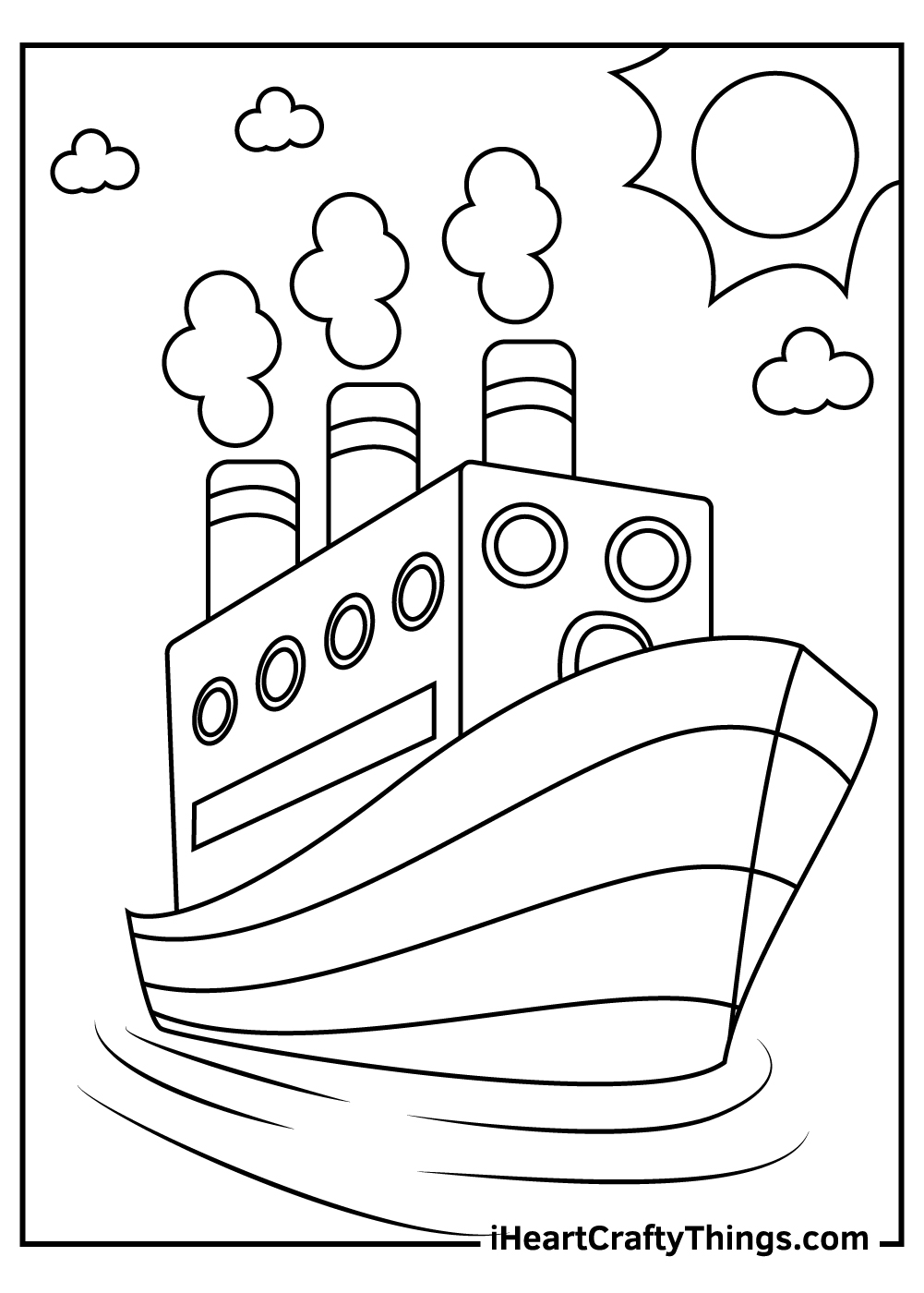 Ships And Boats Coloring Pages (Updated 2023)