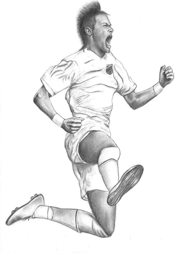Neymar Coloring Pages - Coloring Home