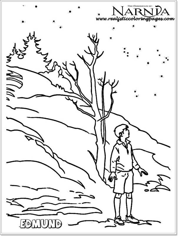 Edmund Chronicles Of Narnia Coloring Pages | Realistic Coloring Pages