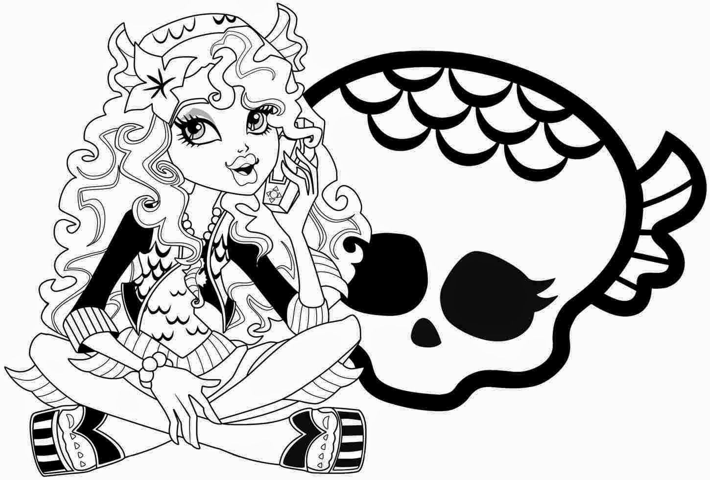 Monster High Coloring Pages All Characters Printable Kids ...