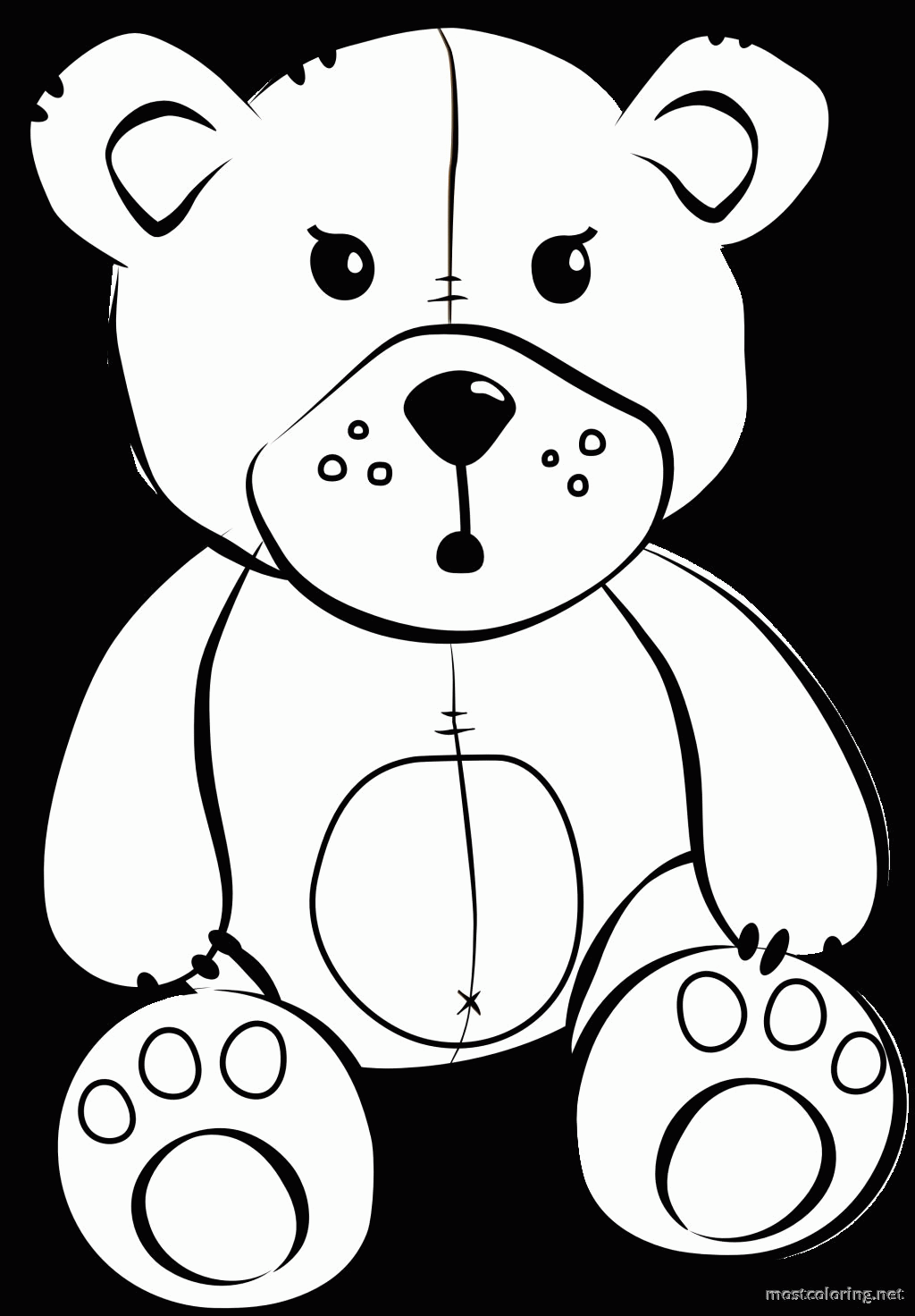 Stuffed Animal Coloring Pages - Coloring Home