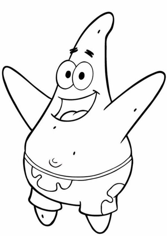 Patrick Star Riding Spongebob Printable Coloring Pages | Cartoon ...